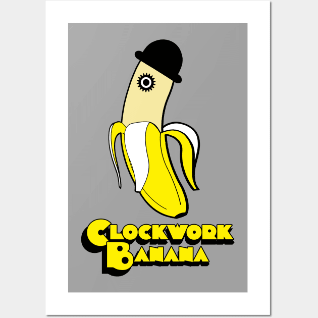 Clockwork Banana Wall Art by TwistedPenguin